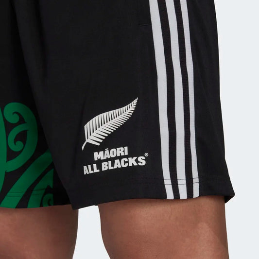 Adidas Maori All Blacks Rugby Gym Shorts Men's (Black Team Green HG8336)