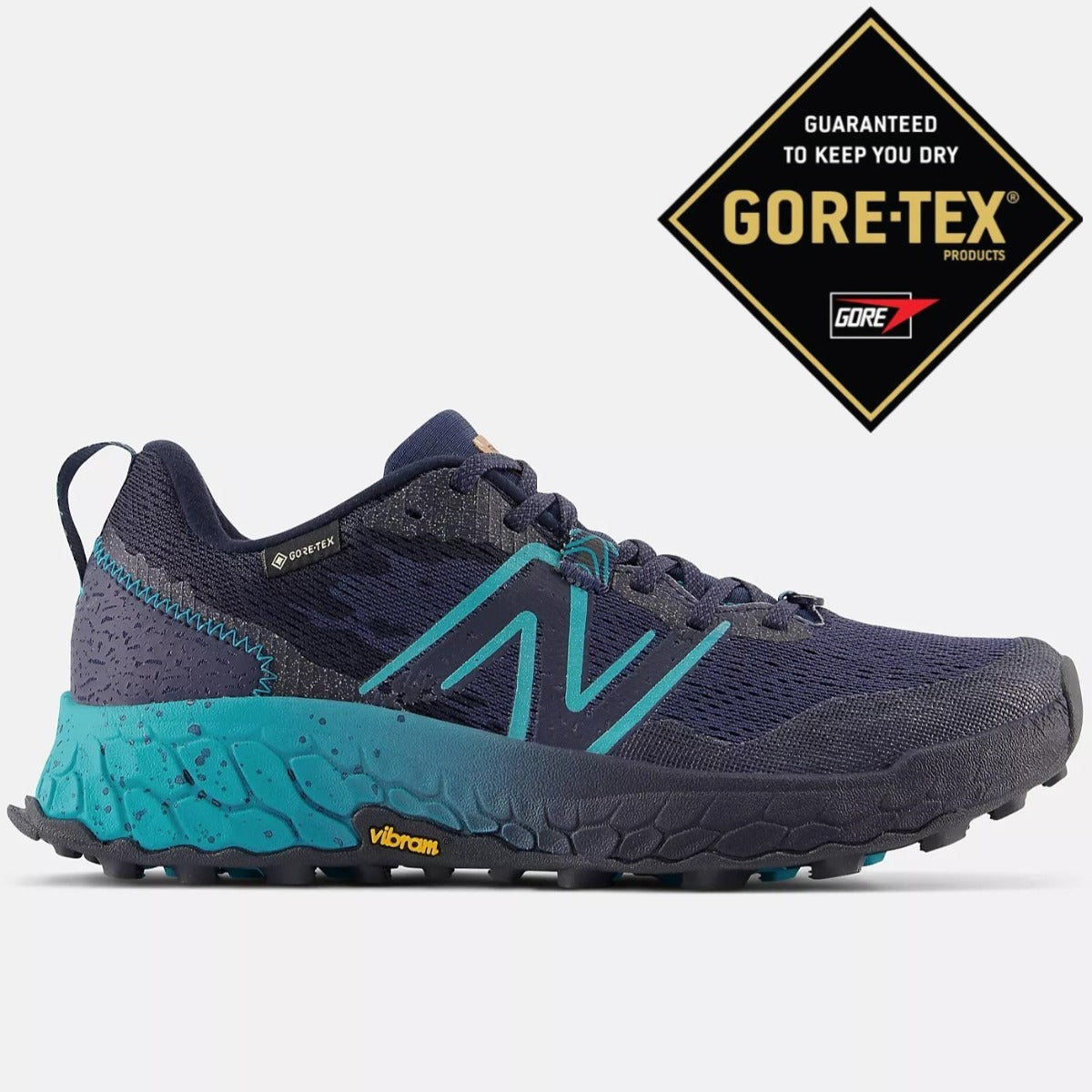 New Balance Hierro V7 GoreTex Trail Shoes Women's (Indigo Eclipse Electric Blue)