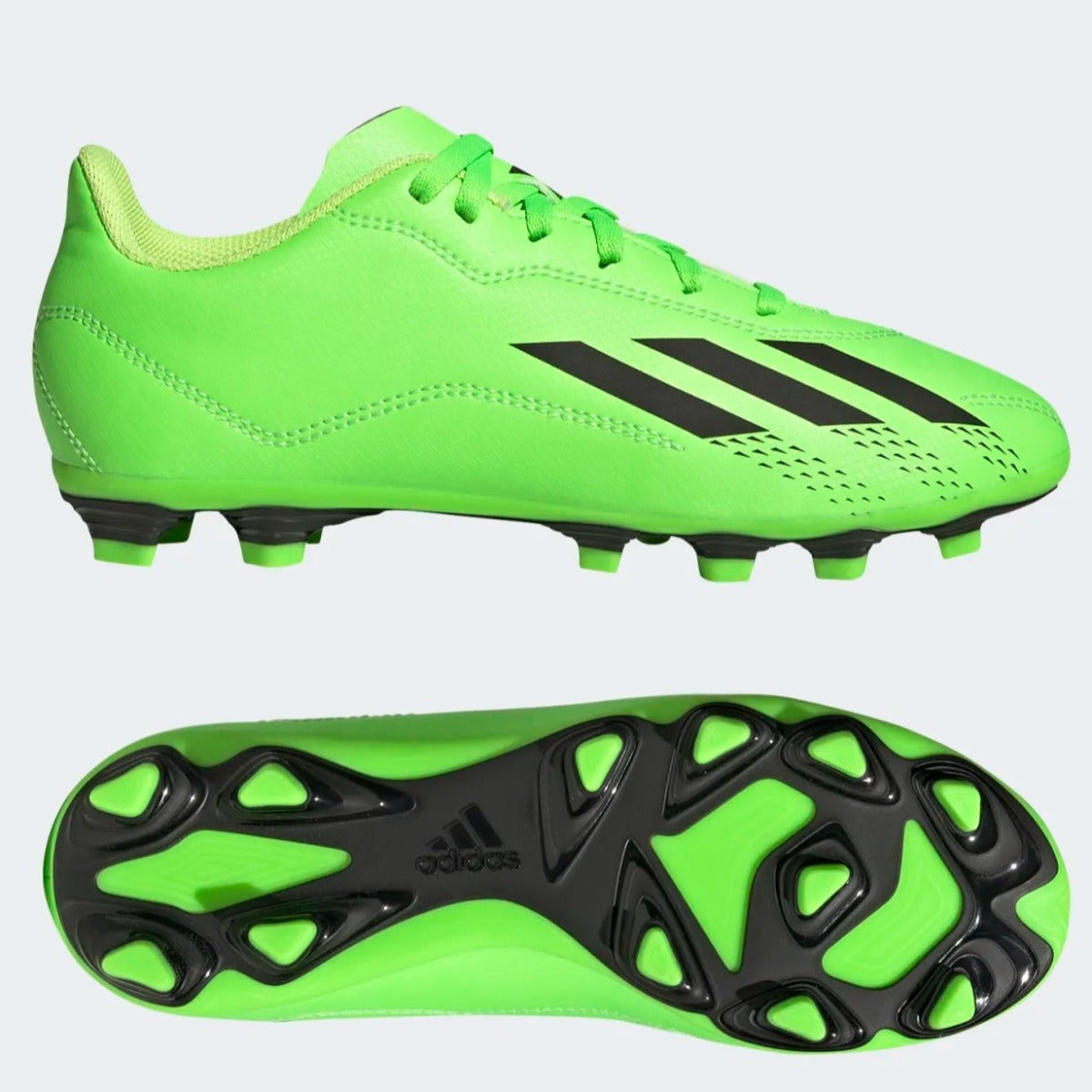 Adidas X Speedportal .4 Flexible Ground Infants Soccer Boots (Green Black GW8497)