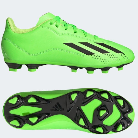 Adidas X Speedportal .4 Flexible Ground Junior Soccer Boots (Green Black GW8497)