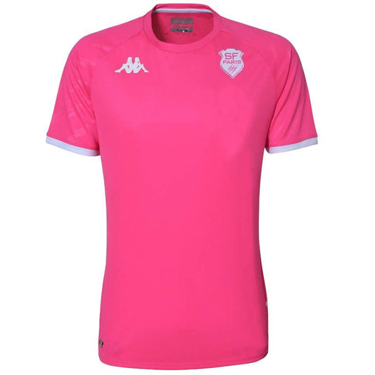 Kappa Stade Francais Paris Abou Pro 6 T-Shirt Men's (Pink Fandango)