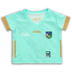 O'Neills Limerick GAA Goal Keeper Jersey 2023 Infants (Mint Shadow Gold)