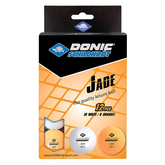 Donic Schildkroet Jade Poly 40+ Spare Time Table Tennis Balls (12 Pack)