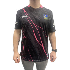 O'Neills Limerick GAA Training Jersey Junior (Black Pink White)