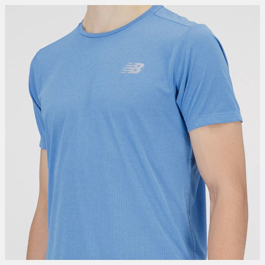 New Balance Impact Run T-Shirt Men's (Heritage Blue Heather)