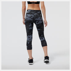 New Balance Printed Accelerate Capri Leggings Women's (Phantom)