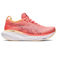 Asics Gel Nimbus 25 Running Shoes Women's (Papaya Dusty Purple)