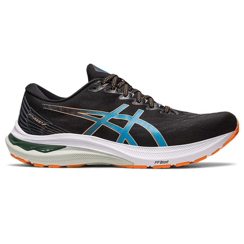 Asics GT 2000 11 Running Shoes Men's (Black Sun Peach UK14)