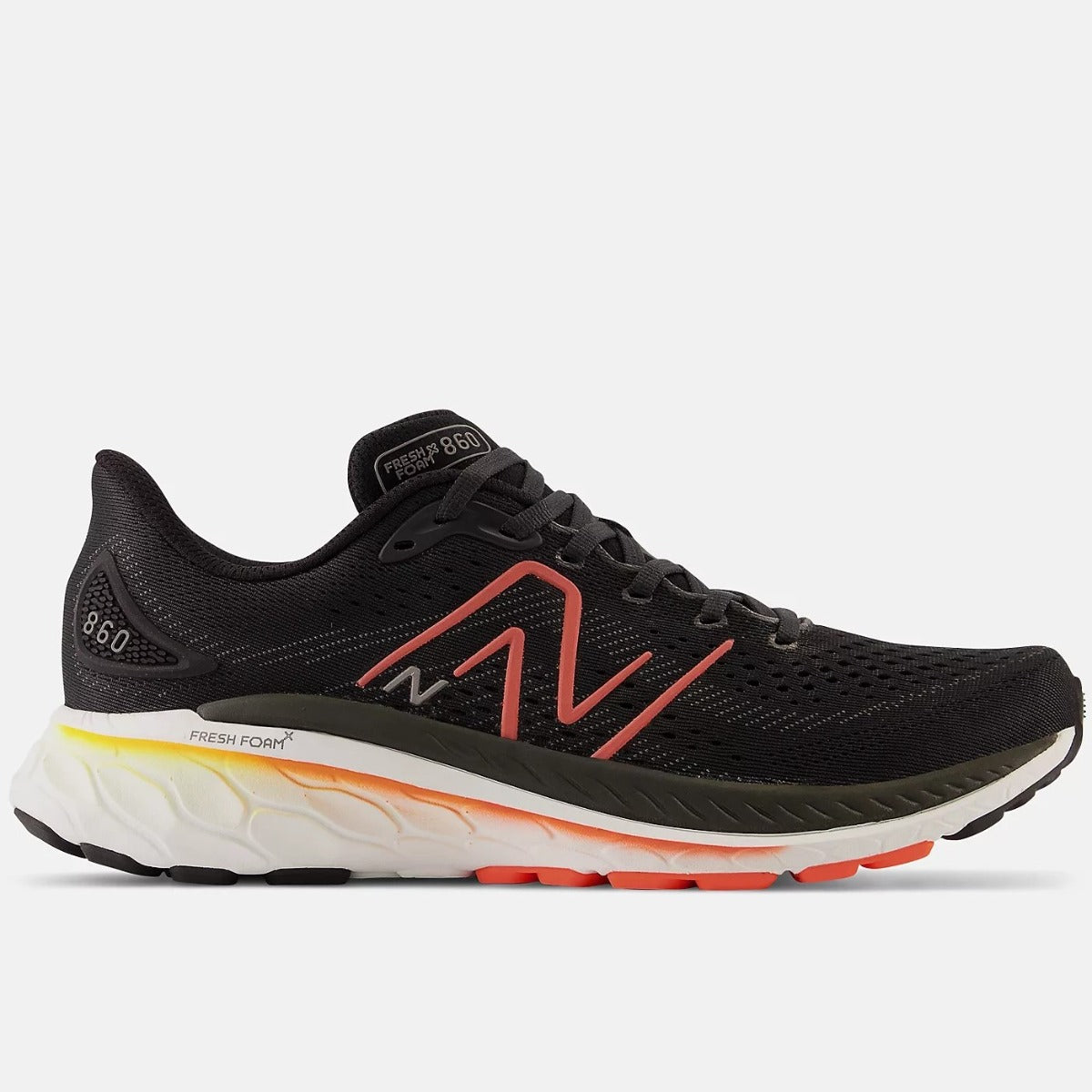 New Balance 860 V13 Running Shoes Men's (Black Neon Dragonfly)