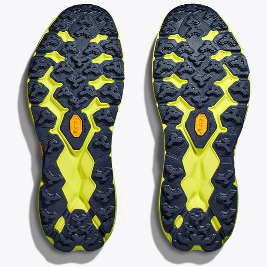 Hoka Speedgoat 5 Trail Shoes Men's (Stone Blue Dark Citron)