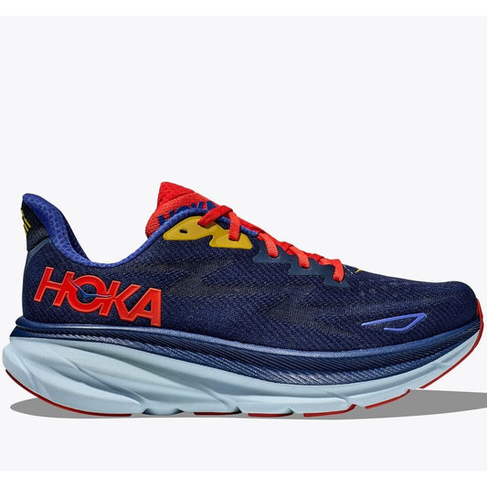 Hoka Clifton 9 Running Shoes Men's (Bellwether Blue Dazzling Blue)