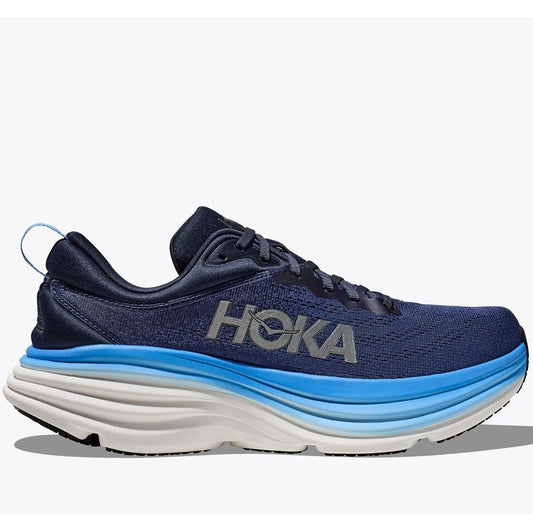 Hoka Bondi 8 Running Shoes Men's Wide (Outer Space All Aboard)