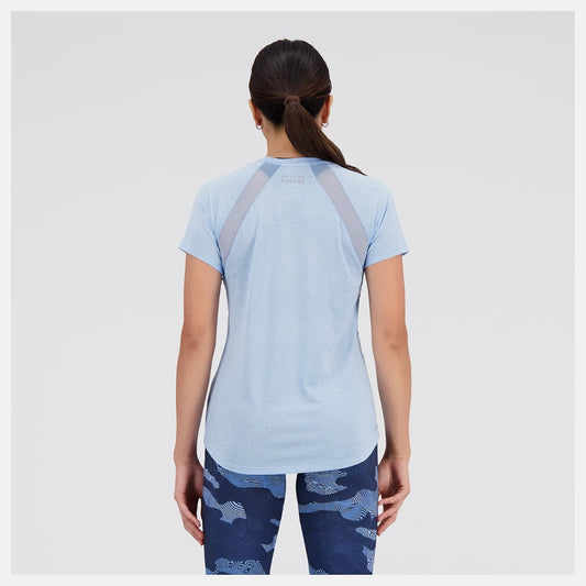 New Balance Impact Run T-Shirt Women's (Blue Haze Heather)