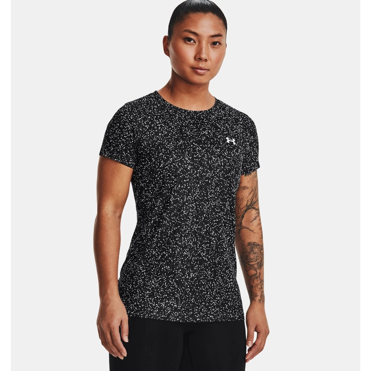 Under Armour Tech Nova T-Shirt Women's (Black White 001)