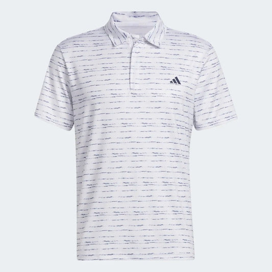 Adidas Golf Stripe Zip Polo Shirt Men's (IC1346)