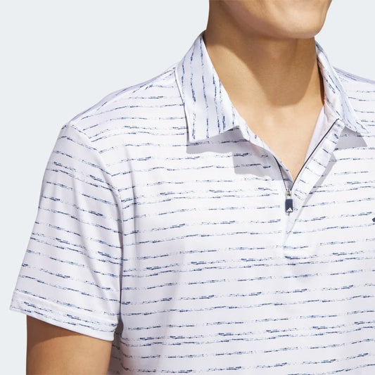 Adidas Golf Stripe Zip Polo Shirt Men's (IC1346)
