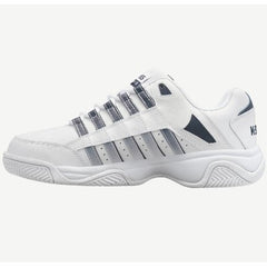 K Swiss Court Prestir Tennis Shoes Men's (White Navy 109)