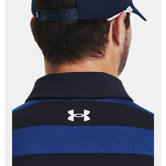 Under Armour Playoff 3.0 Stripe Polo Shirt Men's (Blue 411)