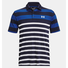 Under Armour Playoff 3.0 Stripe Polo Shirt Men's (Blue 411)