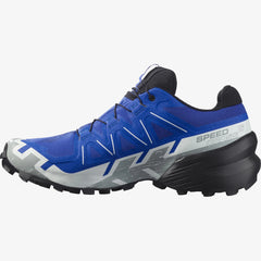 Salomon Speedcross 6 Gore Tex Trail Running Shoes Men's (Nautical Blue Black White)