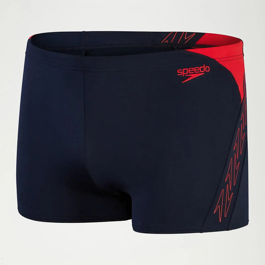 Speedo Hyperboom Splice Aquashorts Men's (Navy Red)