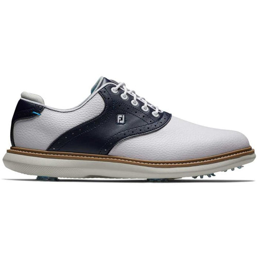 Footjoy Traditions Golf Shoe Men’s Wide (White Navy)