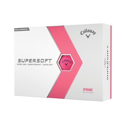 Callaway Supersoft Golf Balls 23 x 12 (Pink)