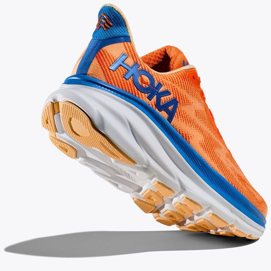 Hoka Clifton 9 Running Shoes Men's (Vibrant Orange Impala)