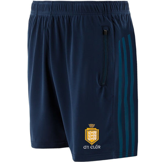 O'Neill's Clare GAA Dolmen 049 Poly Shorts (Marine Mykonos Blue)