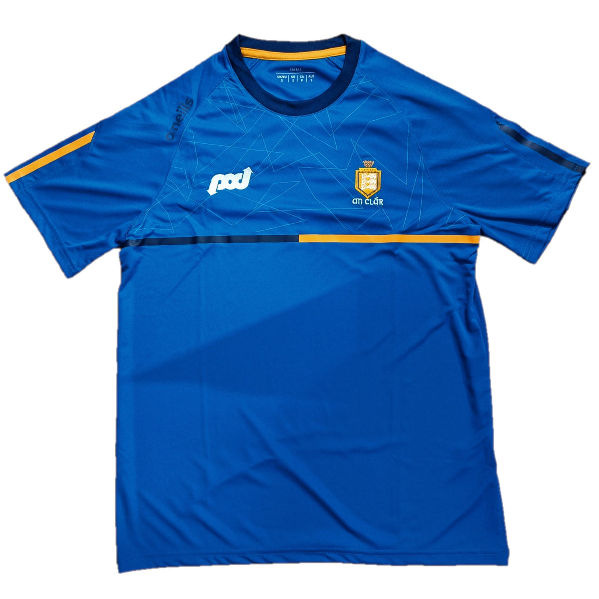 O'Neills Clare GAA Dolmen 060 T-Shirt Kid's (Mykonos Blue Marine)