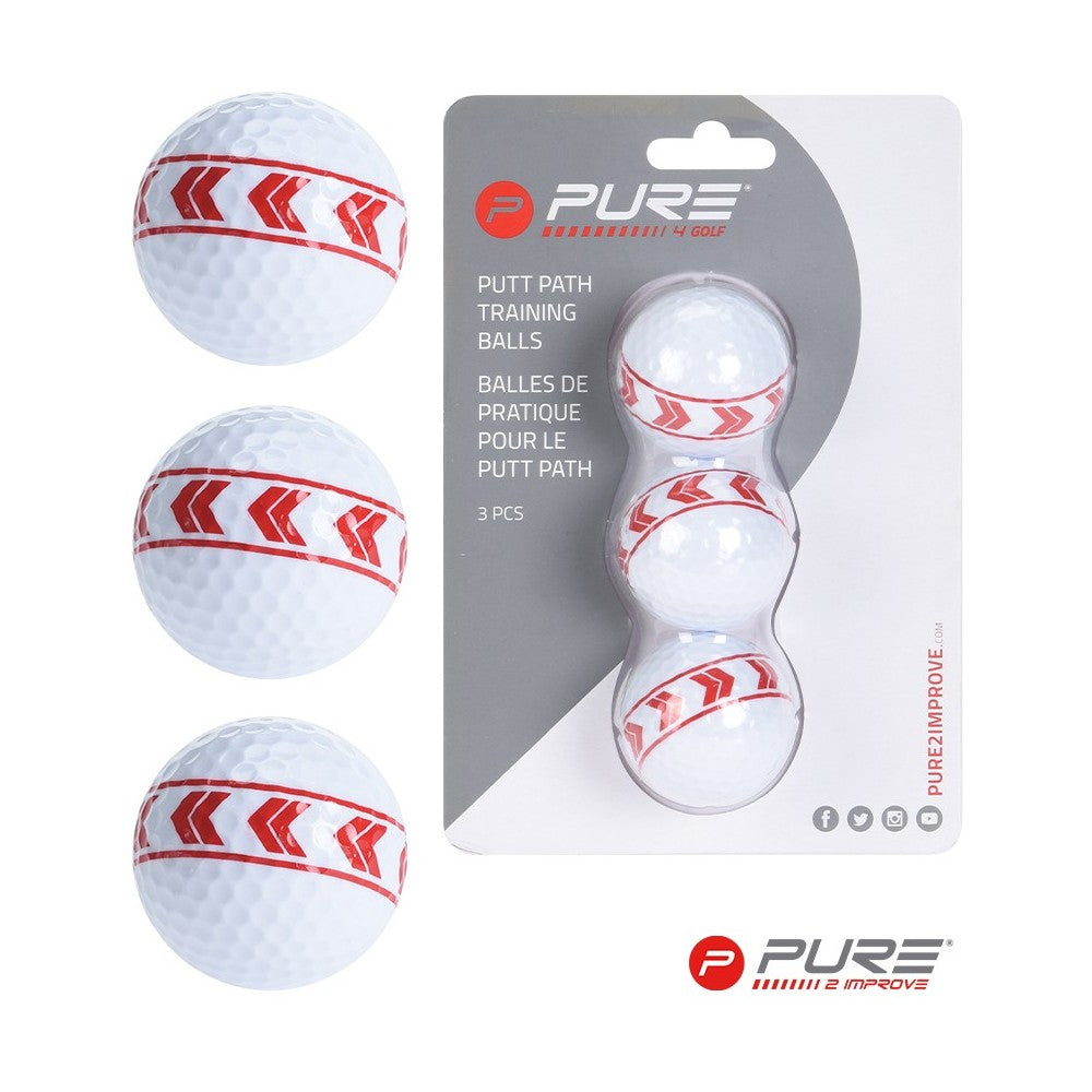 Pure 2 Improve Align Putt Path Golf Balls