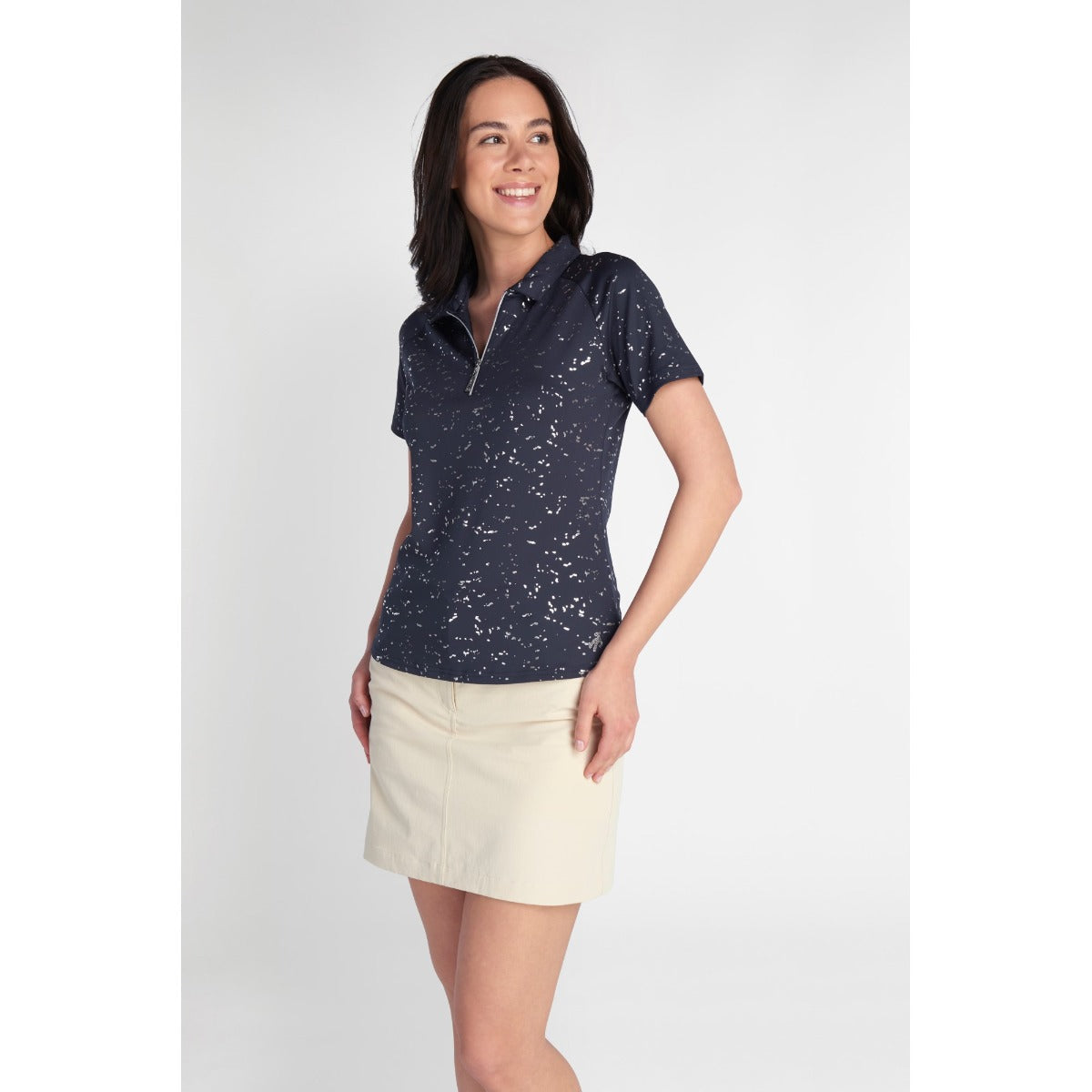 Green Lamb Katlynne Foil Polo Shirt Women's